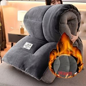 TEMU 현대적인 기하학 패턴 담요, 세탁기 사용 가능, 사계절용 침대·소파·캠핑용 - 다목적 밀크 벨벳 베드커버 (침실, 게스트룸, 기숙사에 적합), 폴리에스터 충전재 및 커버 포함|쇼파커버|쇼파침대