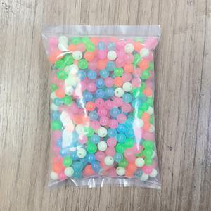 TEMU 500개 컬러풀한 빛을 받는 레진 비즈, 8mm 원형, 목걸이, 팔찌 및 낚시용품 액세서리 제작용 DIY 보석 공급품 - 밝은 파란색, 녹색, 오렌지색, 보라색, 노란색, DIY 공예 비즈 | 밝은 비즈 색상 | 부드러운 질감