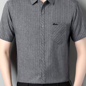 TEMU 남성용 여름 캐주얼 반팔 셔츠 - 