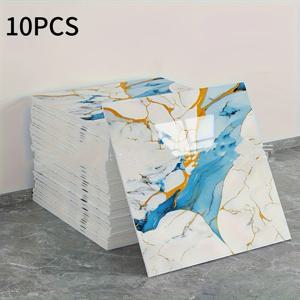 TEMU 럭셔리 대리석 효과 자체 접착 벽지, 방수 및 방습, 주방 및 욕실에 이상적, DIY 설치, 잔여물 없음, 벽돌 돌 나무 패턴, 정밀 매칭