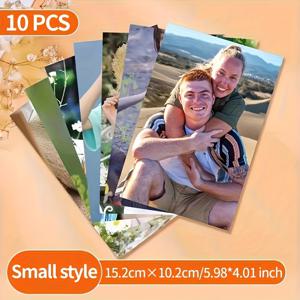 TEMU 10팩, 5x7인치 고화질 맞춤 인쇄 사진 - 애완동물 기념품 포함, 휴일 및 모바일 사진, 커플 사진, 크리스마스, 추수감사절 선물 등에 적합