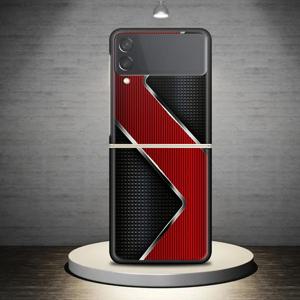 TEMU 삼성 갤럭시 Z 플립4 Z 플립3 Z 플립 5G Z 플립5 Z 플립6용 카본 시브레 프린트 하드 커버 폰 케이스, 기기 커버,스크래치 방지 케이스,스마트폰 소유자,가제트 보호대