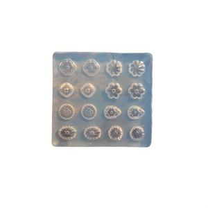 TEMU 빈티지 스타일 유리 꽃 펜던트 실리콘 몰드 DIY 레진 주얼리용 - 고투명도, 3D 엠보싱 플로랄 디자인, 원형 & 사각 모양, 핸드메이드 귀걸이 및 목걸이용 멀티컬러 공예 몰드, 정교한 디테일의 실리콘 몰드