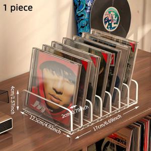 TEMU 7그리 CD 보관 랙 CD 디스크 홀더 수직 다그리 분류 및 정리 랙 앨범, 디스크 컬렉션 디스플레이 랙 컬렉터 아이돌 앨범 컬렉션에 적합