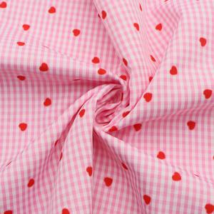 TEMU 1개 타탄 하트 패턴 폴리에스터 원단, 57x19.68인치 사전 절단 폴리에스터 원단, 손세탁 전용, 퀼팅에 완벽, 홈 텍스타일 재봉에 이상적, DIY 지갑, 파우치, 가방 만들기, 쿠션, 베개, 퀼트 및 DIY 프로젝트에 완벽, 축제 장식용