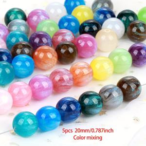 TEMU 주얼리 만들기 DIY 팔찌 목걸이 공예용 컬러 믹싱 레진 인어 비즈 100개/50개/30개/10개/5개 세트