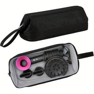 TEMU 에어랩 & 컬링 아이언용 1팩 나일론 여행 케이스, 대용량 휴대용 헤어 보관 가방, 초음파 부착물 보호를 위한 포름알데히드 무함유|스타일러