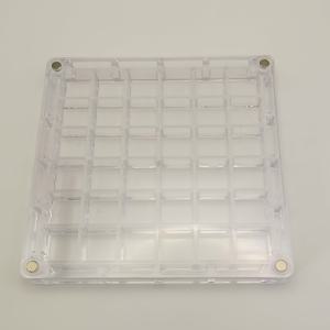 TEMU 아크릴 자석 미니 디스플레이 박스, 보석 보관용, 투명 골든빈 디스플레이 박스, 보석 비즈 및 조개용 휴대하기 쉬운 자석 보관 정리 케이스, 36/64 그리드, 투명 장식 보석 상자, 비즈 보관, 조개 정리, 슬림한 정리함, 디자인, 가벼운 케이스, 내구성 있는 아크릴, 자석 홀더, 보석 정리함, 공예 애호가, 보석 제작자