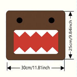 TEMU 도모루버 마우스 패드, 매력적인 공룡 디자인 - 미끄럼 방지 베이스, 사무실, 공부, 게임용으로 내구성 및 휴대 가능한 책상 매트 - 9.84x11.81 인치, 공부 책상 매트 | 재미있는 책상 장식 | 러버 마우스 패드, 책상용 마우스 패드