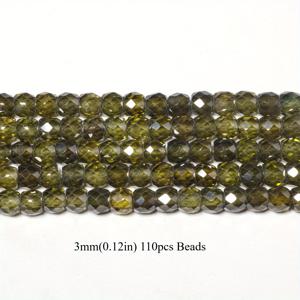 TEMU 2/3/4mm AAA 천연 스톤 파편형 그린 페리도트 반짝이는 작은 허리 비즈, 주얼리 DIY 팔찌 목걸이 공예용 루스 스페이서 비즈