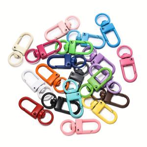 TEMU 23개 컬러풀 메탈 랍스터 클라스프, 아웃도어 후크, 키체인 DIY 공예 키트, 가방 고리