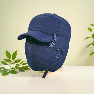 TEMU 남녀공용 겨울 방풍 플리스 비니 탈착식 귀덮개 & 스냅핏 - 남성 및 여성용 보온 스키 모자, 야외 활동, 손세탁 가능