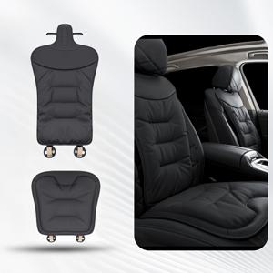 TEMU 2개 세트 나파 자동차 시트 쿠션, 두꺼운 미끄럼 방지 디자인, 편안하고 안전한 사계절용, 보호와 겸비, 펀칭 소프트 구조로 압력 완화