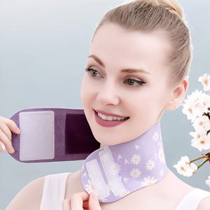 TEMU 실리콘 넥 마스크 젤 벨트 - 재사용 가능, 세척 가능, 하이포알러제닉 디자인으로 영양과 보습을 제공, DIY 스키incare 루틴에 이상적, 넥 스키incare 도구|에르고닉 넥 패드|내구성 있는 실리콘