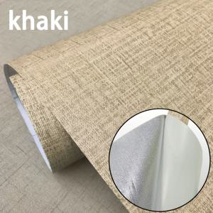 TEMU 레트로 린넨 그래스 클로스 접착식 벽지, 비닐 자체 접착식 탈부착 가능한 이동형 벽지, 벽 및 캐비닛 카운터탑에 적합한 텍스처 벽지|시트지