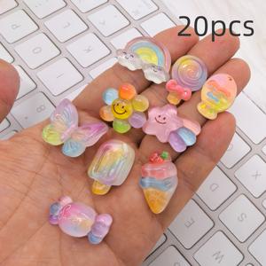 TEMU 20개 유쾌한 투명 동물 모양 비즈 & 비즈 세트, 하드 레진 장식 액세서리, DIY 공예용 소품, , 나비, 무지개, 꽃 등 다양한 디자인, 휴대폰 케이스, 헤어클립, 사진 프레임, 보석 만들기, 핸드메이드 액세서리, 창의력을 보여주는 선물, 크리스마스/휴일 선물|핸드폰케이스|휴대폰케이스