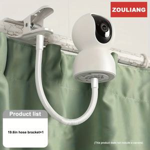 TEMU 드릴 없이 설치 가능한 카메라 마운트 - 고강도, 조절 가능, 도구 불필요한 보안 및 스트리밍용 - DSLR, 웹캠, IP 카메라 호환 - 천장/테이블/침대 벽걸기|홈캠