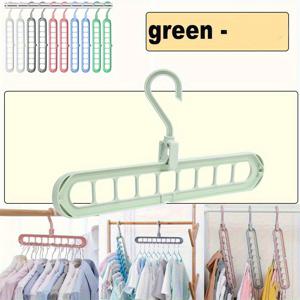 TEMU 2팩의 9그리드 행거, 플라스틱 소재, 수평 옷걸이, 가정 침실 | 거실 | 옷장 | 옷장, 티셔츠 | 스ूट | 스웨터 | 긴팔 | 바지 | 스커트 | 체인 | 속옷 | 양말 | 가방 | 수건 | 넥타이 | 건조대 | 가정용 | 옷장 정리, 파란색 | 녹색 | 흰색 | 베이지 | 그레이