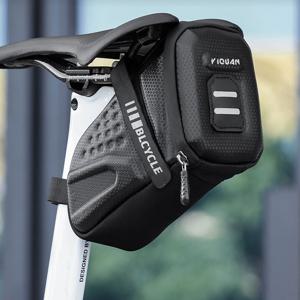 TEMU 퀵 릴리스 하드 쉘 사이클링 백, 고품질 자전거 후면 랙 또는 안장 장착 가방, 도구 없이 설치 가능, 로드/산악/출퇴근용 - 경량 자전거 보관백, 슬림한 디자인, 내구성 강화, 퀵릴리즈 클립, 산악자전거 필수품