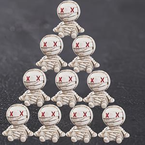 TEMU 10개 미니 머리 조각상 - 빈티지 레진 할로윈 장식품, 전기 필요 없음, 실내/외부 사용용 혼합 색상, 판타지 테마 탁상 및 정원 장식, 할로윈 장식, 실내외 장식, 기발한 디자인, 섬세한 공예 기술, 요정 정원(액세서리/야외), 노움 액세서리, 할로윈 장식, 테라리움 액세서리