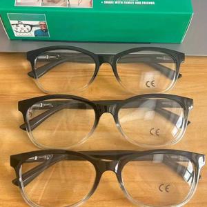 TEMU 3개 PC 프레임 PC 렌즈 스프링 힌지 타원형 안경, 박스 포장 선물용, 패션 안경, 남성용 안경, 여성용 안경