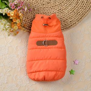 TEMU 가을-겨울용 안감 강아지 코트, 리드 루프 포함, 방풍 보온 펫 조끼 - 초소형 및 소형견용 (치와와, 포메라니안, 요크셔 테리어, 토이 푸들, 비숑, 미니어처 슈나우저)