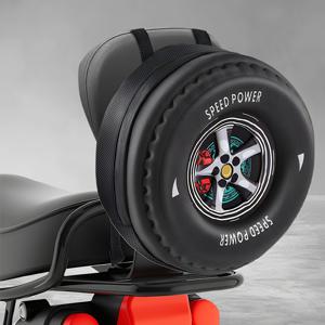 TEMU 1개 테일백 여행용 가방, 다기능 새들백 하드쉘 레트로 타이어 형태 범용 후면 시트백, 액세서리 여행용 스토리지 백팩, 사이드 마운트 가능 버클 방지 스크래치 및 내마모성, 소형 가방