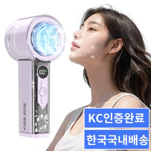 TEMU CCAGU 휴대용 에어컨 선풍기 100단 급속 냉각 대용량 3000mAh 무선 핸디 미니 손선풍기