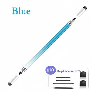 TEMU 터치스크린용 펜 - [4-in-1] 고감도 및 정밀 터치스크린 디스크 팁, 블랙 고무 팁 & 메쉬 파이버 팁, 모든 용량성 터치스크린 장치에 대한 범용