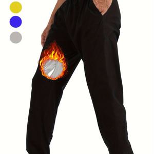 TEMU 남성용 사우나 바지, 복싱 운동을 위한 땀을 흘리는 사우나 체육관 바지, 차가운 사우나 땀을 흘리는 바지