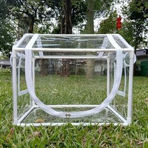 TEMU 집 지붕 따뜻한 집 작은 꽃 창고 꽃 야외 창고 따뜻함 다육 식물 창고 다육 식물 화분 단열 커버 정원 다육 식물 랙|화분