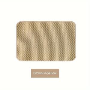 TEMU EVA 고양이 분뇨 매트, 대형, 이중층 꿀벌 디자인, 프탈레이트 없음, 방수, 쉽게 청소, 흩어짐 제어, Class E1, 분뇨 트레이 상자용 동물 폐기물 포착 러그