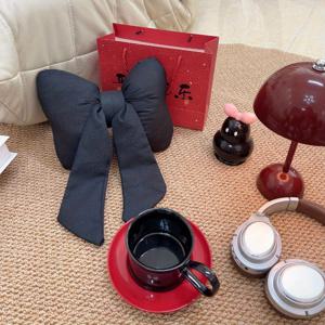 TEMU 리본이 달린 자동차 목베개 | 폴리에스터 섬유 | 부드러운 핑크색 | 편안함과 안전을 위한 인체공학적 머리 지지대 | 귀여운 디자인 | 장거리 운전 및 로드 트립에 이상적 | 대부분의 차량에 적합한 여행 액세서리 | 스타일리시한 시트 액세서리 | 플러시 질감, 카용 베개