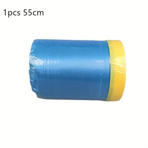 TEMU 고성능 프리 테이프 마스킹 필름 - 자동차 및 페인팅용 PE 플라스틱 시트, 잔여물 없음, 페인터에게 이상적, 내구성 및 쉽게 찢어짐, 자동차 페인터용 테이프 | 잔여물 없음 마스킹 | 쉽게 찢어지는 필름