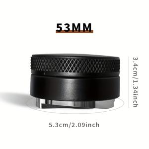 TEMU TIME OWNER 조절 가능한 3각도 커피 분배기 및 레벨러 - 51mm/53mm/58mm 포터필터용 인체공학적 팜탬퍼, 고른 그라인드를 위한 분배 도구, 바리스타 액세서리, 내구성 있는 디자인