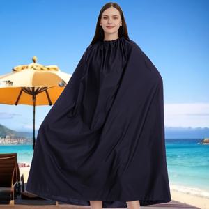 TEMU 1개 야외 휴대용 변기 커버, 즉석 프라이버시 비치 캠핑 로브 커버, 휴대용 해변 탈의 커버|샤워가운