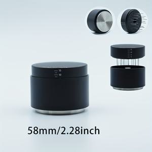 TEMU WDT 2-in-1 머신 세트 (디스펜서 & 텀퍼 포함) - 304 스테인리스 스틸 커피 액세서리, 내구성 좋은 디자인 (홈 바리스타 & 초보자용), 파인 파우더 니들 & 텀퍼 포함, 초보자 커피 도구