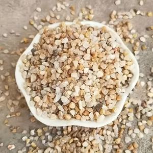 TEMU 3-5Mm 노란색 미세 모래 | 천연 장식 모래/실리카 모래 | 수족관, 양귀비, 공예 및 풍경 장식용 | 거친 모래 돌 화분 채우기