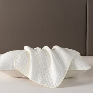 TEMU 2개 세트 베개 코어 보호 커버, 땀 방지 봉투형 - 표준 크기 베개 호환 가능 - 베개 내부 청결 유지 & 건조 보장 - 홈, 여행 또는 선물용 - 우아한 디자인, 먼지 방지 원단, 통기성 소재, 모던 침구류, 여행 필수품