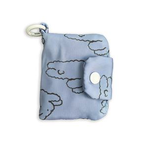 TEMU 세련된 다이즈 꽃 캔버스 동전 지갑 - 키체인 포함 다층 카드 홀더, 가벼우며 접을 수 있음, 귀여운 만화 디자인과 리본 액센트, 카드 및 소형 아이템에 적합, 지갑에는 네 가지 다이어그램 옵션이 있습니다.