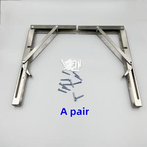 TEMU 2개 세트 접이식 랙 브래킷 헤비듀티 데스크탑 작업용, 공간 절약형 수납 보관 랙