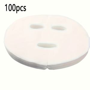 TEMU 100개 일회용 페이셜 마스크 종이 - 무향 습식 압축 릴랙스 마스크, 홈 , 민감성 라이트 베이지 - 전기 필요 없음, 얼굴 마스크 , 액세서리, 클린 에스테틱, 심플 디자인, 사용하기 쉬운 소재, 스파 액세서리, 디자인, 저자극성 소재, 애호가, 페이스 팩, 한국식 페이셜 마스크, 치료용, 일회용 마스크, 아이 마스크, 아이 패치