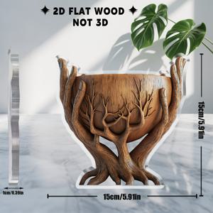 TEMU 2D 플랫, 2D 플랫 아크릴 데스크탑 장식 - 할로윈 테이블탑 오너먼트, 가정용 및 사무실 인테리어. 파티나 책장 액센트로 적합. 3D 프린팅 판타지 스타일 선물 아이디어, 내구성 있는 가벼운 플라스틱 소재, 2D 플랫, 사무실 장식, 디자인, 장식,고품질 인쇄,휴일 장식,판타지 팬들