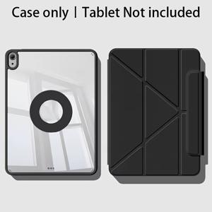 TEMU 아이패드 에어 11 에어4/.9 마그네틱 케이스, 아이패드 프로 11인치 미니6/.2 9/8/7세대용 360° 회전 탈착식 백 케이스, , 멀티앵글 스탠드,학습 액세서리,세련된 디자인, 소재,접이식 스탠드,디지털 ,비즈니스 사용자