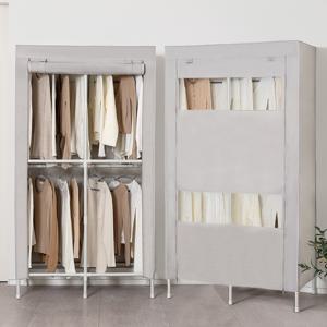 TEMU 침실옷장 모음 커버옷장 무볼트 조립 비키니 옷장 철제 수납 행거 스탠드형 옷걸이 보관 드레스룸 자취방 가구