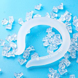 TEMU 아이스 넥 쿨러 쿨링 밴드 -18도 자동냉각 스카프 대 소 투명