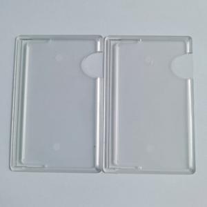 TEMU 투명 스틱온 폰 지갑 카드 홀더 2개 세트 - 슬림한 플라스틱 디자인, 신용카드 및 ID를 위한 안전한 접착 포켓, 대부분의 스마트폰에 적합(6.2cm x 9.2cm)|카드스티커