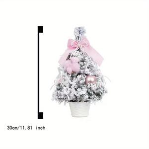 TEMU 1pc, 크리스마스 장식 휴일 장식 작은 장식품, 미니 크리스마스 트리 창문 데스크톱 장식, 휴일 분위기 배치 눈송이 파티 드레스 업 속성, 크리스마스 장식 Spplies, 홈 장식, 휴일 장식, 방 장식