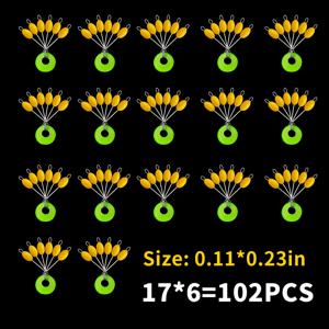 TEMU 옥스포드 특대형 자이언트 비안, 올리브 모양의 바다 콩, 102개입, 테이블 낚시 필수품, 깨짐 방지, 낚싯줄 손상 없음, 높은 일관성, 분할 방지, 낚시 장비, 낚시 도구