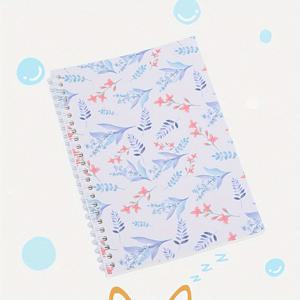 TEMU 1개 A5 재사용 가능 스티커 북 - 스파이럴 바인딩 스티커 앨범, 라벨 탭, 빈 페이지 및 스티커 없는 섹션 포함, 스크랩북, 저널링, 플래너용 - 바인더 정리함